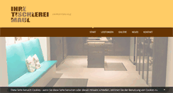 Desktop Screenshot of ihre-tischlerei-maul.de